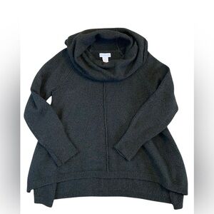 Yet Again Olive Green Cowl Neck Sweater – Size L